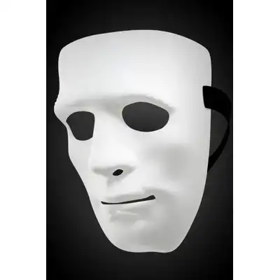 Concorde - Masque Don Juan Blanc - biała maska na całą twarz