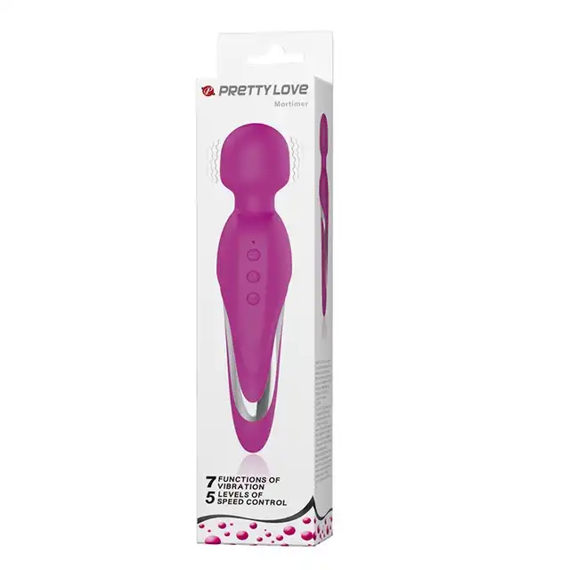 Pretty Love - Mortimer. Wibrator do penetracji, masażu miejsc intymnych lub całego ciała. 7 funkcji, 5 prędkości. USB. Silikon medyczny. Wszechstronny.