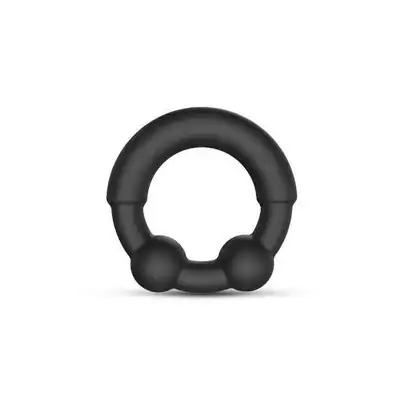 Dorcel - Stronger Ring. Silikonowy pierścień erekcyjny z metalowymi kuleczkami