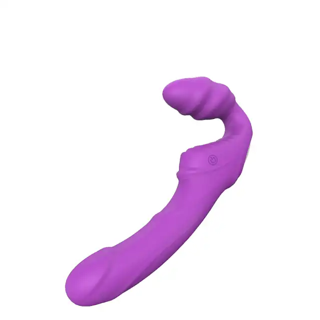 Dream Toys - Double Dipper Strapless. Bezuprzężowy strapon. 9 trybów wibracji! Super silikon