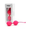 Rimba - Amsterdam Kegel Balls. Kulki gejszy wykonane z gładkiego silikonu 84 gramy. Wygodny sznureczek