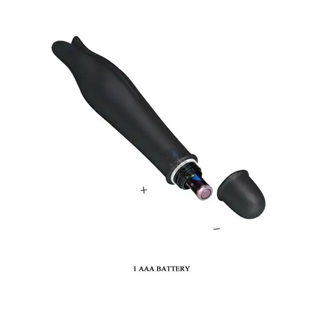 Pretty Love - Edward Vibrator Black. Uroczy mini wibratorek z silikonu do stymulacji łechtaczki