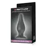 Pretty Love - Sturdy Silione Anal Plug - duży, silikonowy czarny korek analny