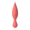Svakom - Siren Vibrator Coral USB. Niezwykły dwustronny wibrator do stymulacji łechtaczki. Delikatne języczki i aż 25 kombinacji