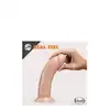 Dr. Skin - 8inch Self Lubricating Dildo. Realistyczne i samonawilżające dildo, solidna podstawa z przyssawką i miękki materiał
