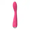 Svakom - Iris Vibrator Plum Red USB. Wibrator do stymulacji punktu G i łechtaczki. Super wygięcie