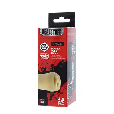 Dream Toys - Realstuff Young Pussy To-Go - realistyczny masturbator z pochwą