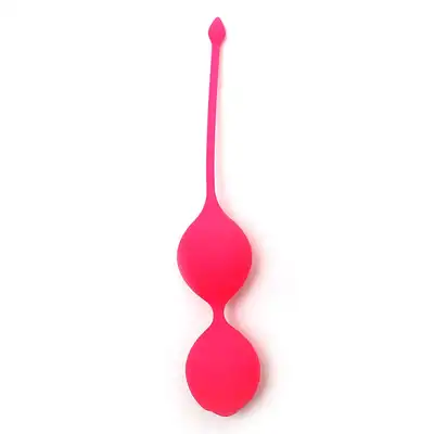 Rimba - Amsterdam Kegel Balls. Kulki gejszy wykonane z gładkiego silikonu 84 gramy. Wygodny sznureczek