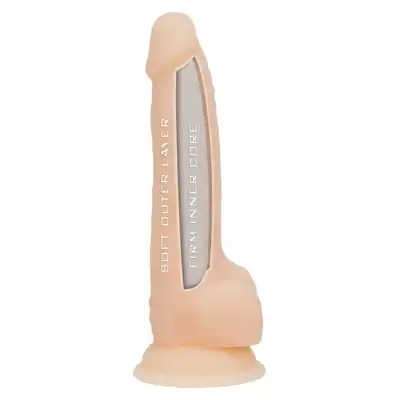 Naked Addiction - Realistic Dildo - 20 centymetrowe dildo o podwójnej gęstości!