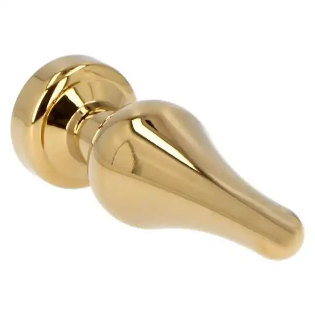 Toyz 4 Lovers - Ace of Spades Gold Small. Złoty metalowy korek analny z idealnie wyprofilowanym kształtem. Piękny!