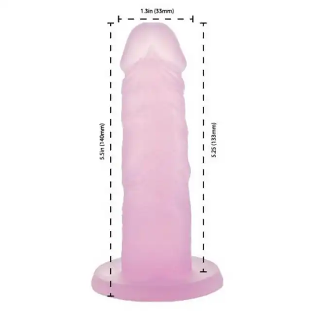 Addiction - Cocktails Silicone Dildo - Purple Cosmo - 14 centymetrowe dildo o przepięknym różowym kolorze!