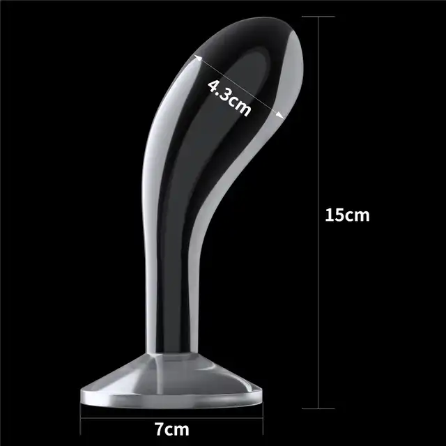 LoveToy - Flawless Clear Prostate Plug - korek do ekscytującego masażu prostaty i punktu G