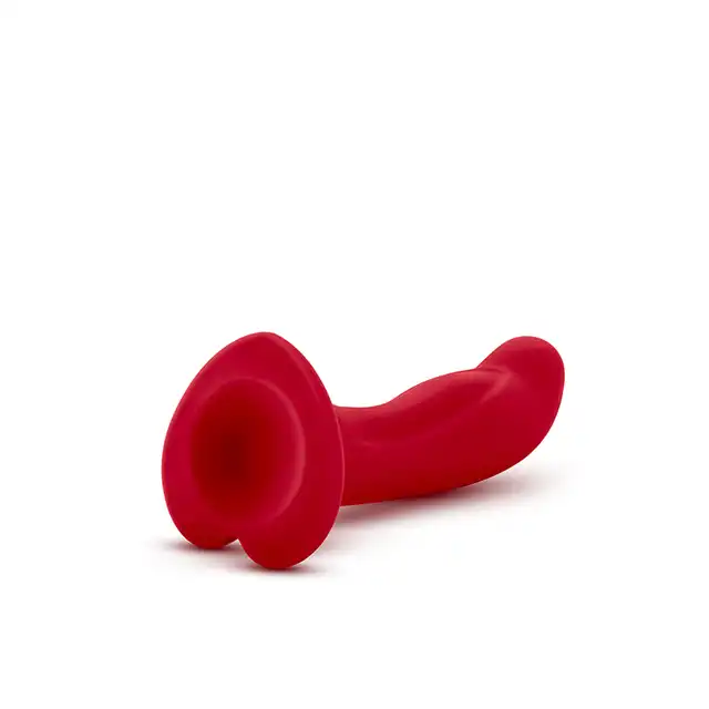 Temptasia - Jezebel Crimson Dildo. Silikonowe czerwone dildo do stymulacji punktu G lub P