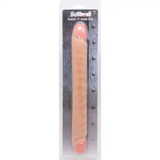 So Real - 13" Double Dong. Dwustronne długie  dildo 33 cm