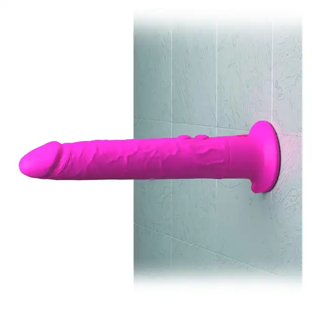 Pipedream - Classix Wall Banger 2.0. Silikonowy wibrator o stymulującej powierzchni z przyssawką 