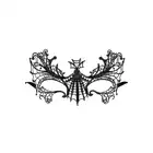 Eclipse - Aube Masque - Czarna, elegancka maska podkreślająca spojrzenie