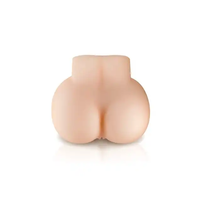 Baile - Vibrating Masturbator w kształcie pośladków. Dwa otworki. Pilot z funkcją mówienia + wibracje!