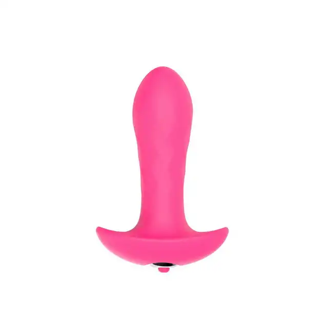 My First - Hush Pink Plug. Plug wibrujący o eleganckim designie. Eko silikon