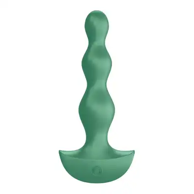 Satisfyer - Lolli Plug 2. Ładowany na USB zielony korek analny. 12 trybów wibracji