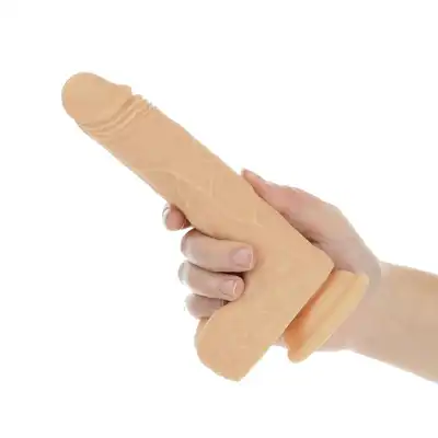Naked Addiction - Realistic Thrusting Dildo with Remote Control - 23 centymetrowe dildo poruszające się góra-dół!