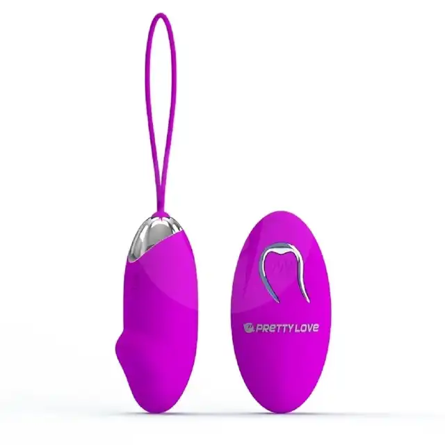 Pretty Love - Julia Vibrating Egg USB. Jajeczko wibrujące z wypustką stymulującą punkt G + pilot