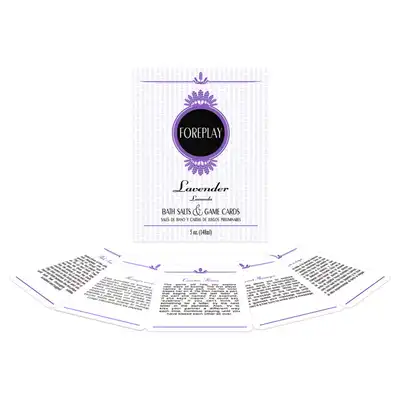 Kheper Games - Foreplay Bath Set. Zestaw idealny do gry wstępnej z dodatkiem soli do kąpieli. Eksplozja zmysłów