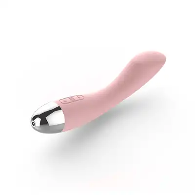 Svakom - Amy G-Spot Vibrator Pink. Jasnoróżowy wibrator do stymulacji punktu G. Gładki silikon