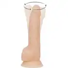 Naked Addiction - Realistic Rotating Dildo with Remote Control - 18 centymetrowe dildo z opcją wibracji i rotacji!