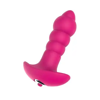 My First - Taboo Plug Pink. Kompaktowa wtyczka analna o wyjątkowej, pofalowanej powierzchni, która zapewnia intensywną, wielopoziomową stymulację