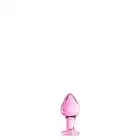 Glossy Toys - No31 Pink Buttt Plug. Elegancko różowa wtyczka z nietłukącego się szkła