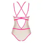 Obsessive - Nudelia body różowe S/M. Fantastyczne body o seksownym designie