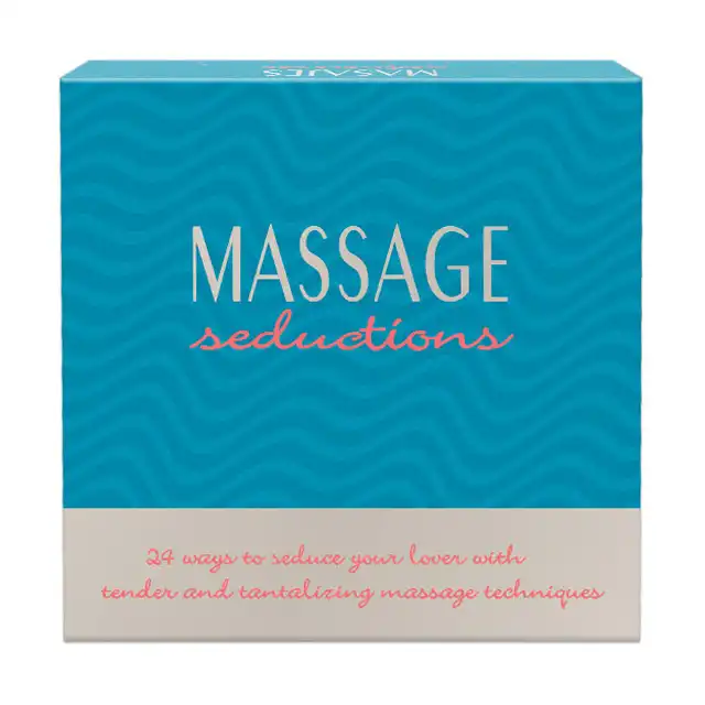 Kheper Games -Massage Seductions. Zestaw do erotycznego masażu dla par z akcesoriami i kartami