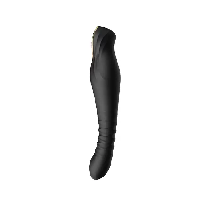  Zalo - King Vibrating Thruster Black. Ekskluzywny wibrator z ruchem posuwistym. 40 uderzeń na sekundę!