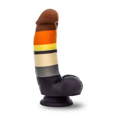 Blush - Avant P9 Pride Bear. Nowoczesne dildo z przyssawką. Realistyczny odlew. Super silikon