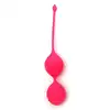 Rimba - Amsterdam Kegel Balls. Kulki gejszy wykonane z gładkiego silikonu 84 gramy. Wygodny sznureczek