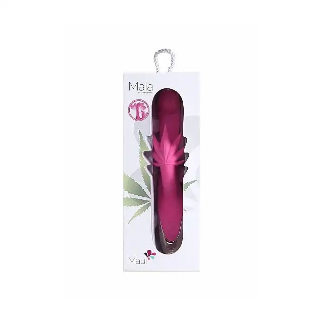 Maia Novelties - Maul Pink USB. 15 funkcji. Inspirowany liśćmi konopii. Super wibracje