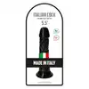 Toyz 4 Lovers - Italian Cock. Rino Black. Mały realistyczny czarny 14cm  penis z włoskiej manufaktury.