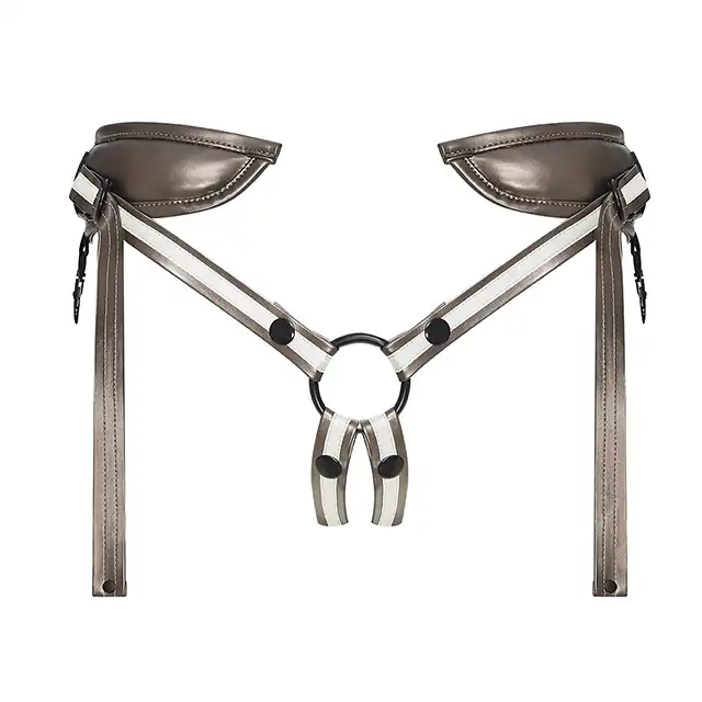 Strap-On-Me - Leatherette Harness Desirous - uprząż o niezwykłym wyglądzie
