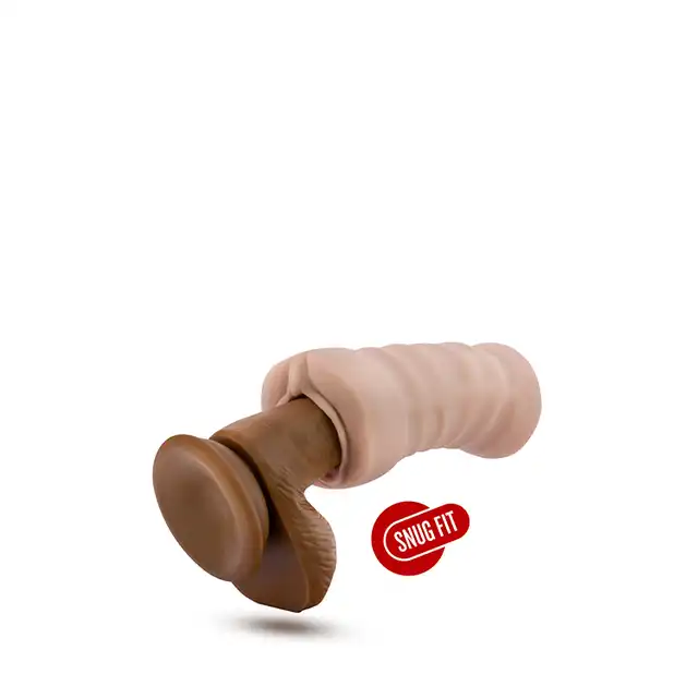 M for Men - Ashley Vanilla. Wibrująca i super miękka wagina z  cyberskóry X5!