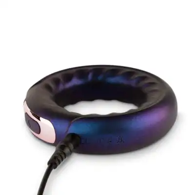 Hueman - Saturn Vibrating Cock/Ball Ring. Ultra-Nowoczesny ring na penisa lub jądra. USB