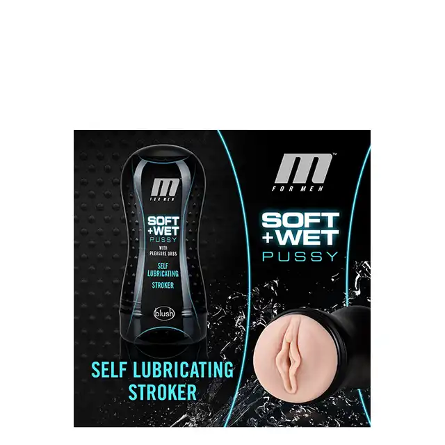 M for Men - Soft + Wet Vanilla. Naturalistyczna wagina. Realistyczne doznania 