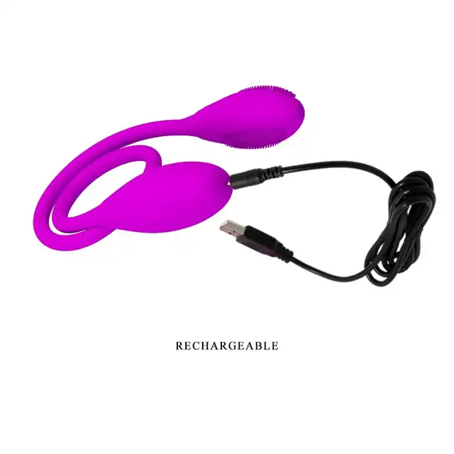 Pretty Love - Snaky Vibe USB. Wszechstronny stymulator o dwóch końcach. 
