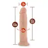 Dr. Skin -  9.5inch Cock Vanilla - 24,1 cm dildo dla zwiększenia Twojej przyjemności!