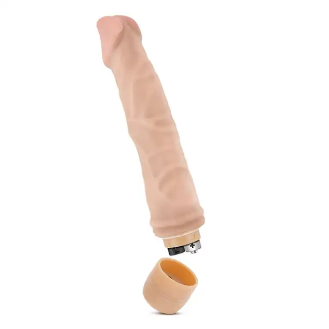 Dr. Skin - Vibe 6 Flesh - 21,5 cm wibrator o żylastej strukturze z niesamowitymi wibracjami!
