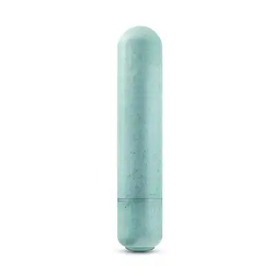 Gaia - Eco Bullet Aqua. Biodegradowalny mini wibrator w uroczym kolorze! 6,5 cm x 1,8 cm