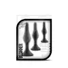 Luxe - Beginner Kit Black. Zestaw treningowy silikonowych plugów analnych 