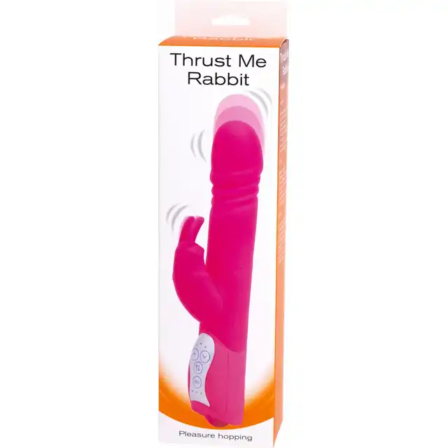 Seven Creations - Thrust Me Rabbit. Silikonowy wibrator króliczek z 3 trybami ruchu posuwistego. Niesamowite wrażenia!