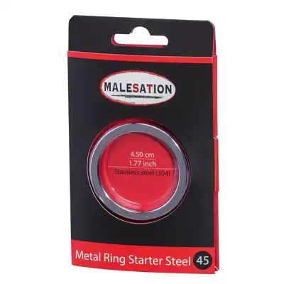 MALESATION Metal Ring Starter Steel 45
