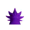 Maia - Sativa Purple USB. Magnetyczne skrzydełka. Inspirowany liśćmi konopii. 