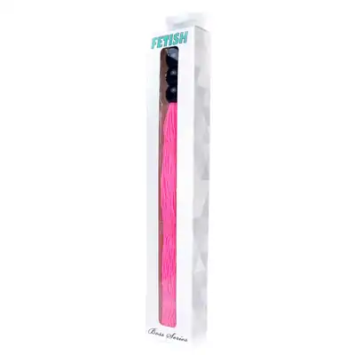 Silicone Whip Pink 10" - Fetish Boss Series